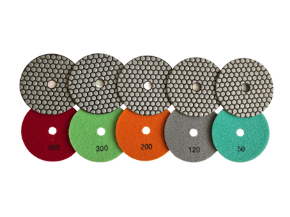 5" (125mm) Diamond Dry Polishing Pads image 0