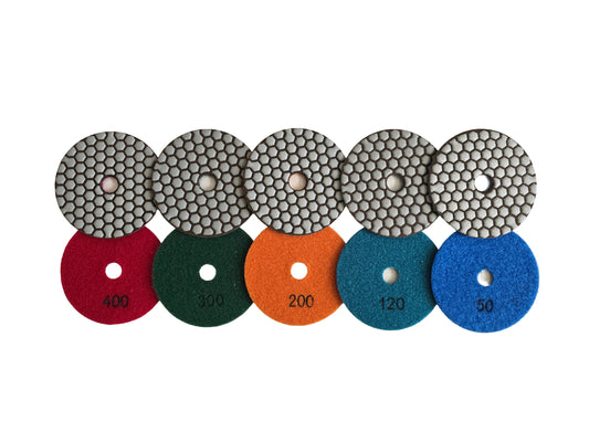 4" (100mm) Diamond Dry Polishing Pads image 0
