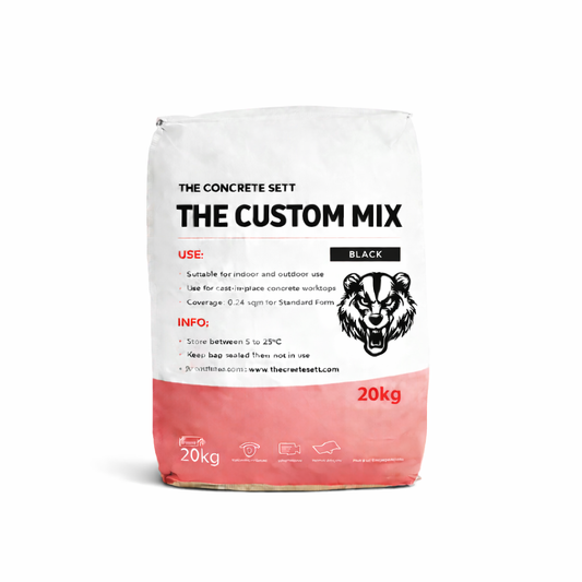 Black Concrete Worktop Mix