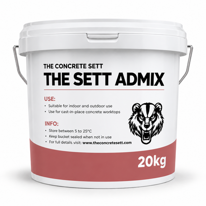 The Sett Admix concrete worktop mix