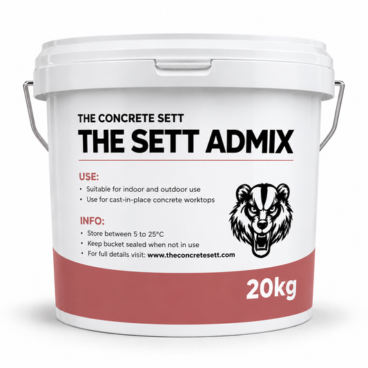 The Sett Admix concrete worktop mix